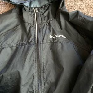 Boys medium Columbia jacket with hood water resistant